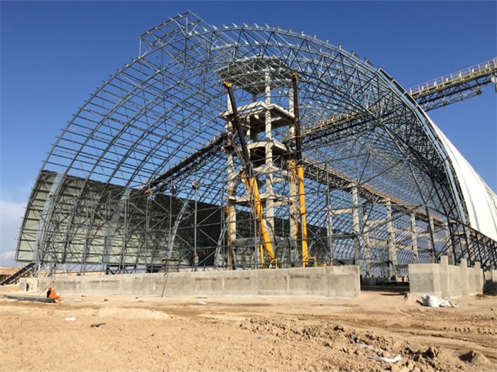 北宁煤机油桶翘工程网架